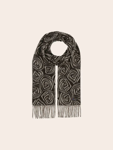 Cashmink Scarf With Rose Design