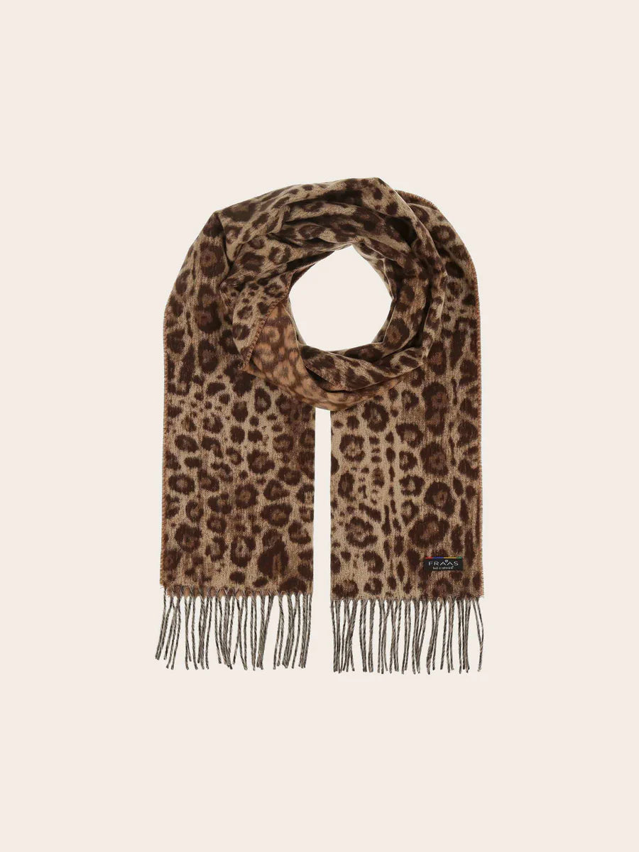 Cashmink Scarf With Leo Design