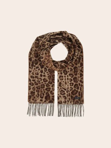 Cashmink Scarf With Leo Design
