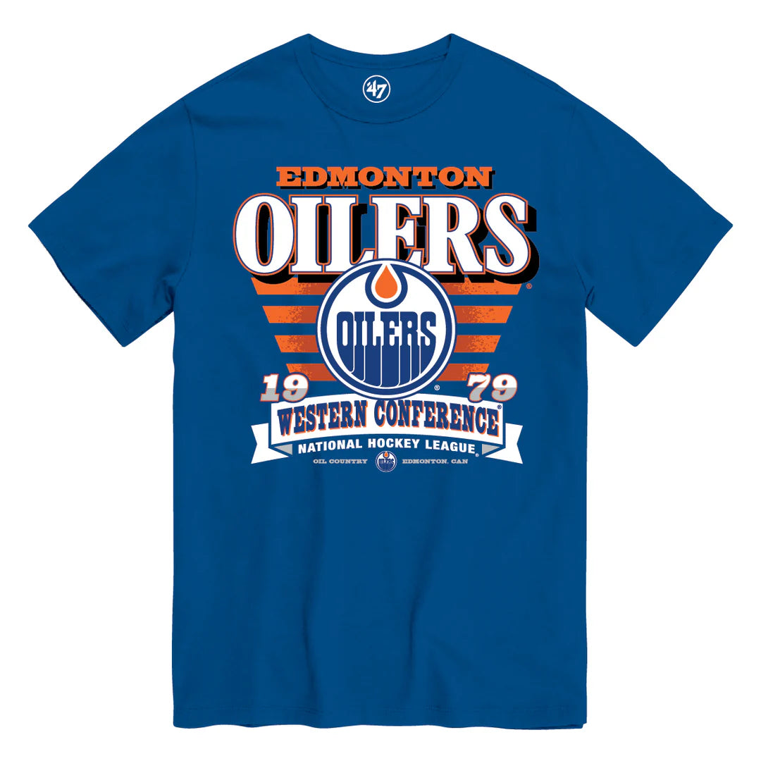 Stripe Splash Oilers Tee