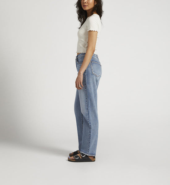 Mid Rise Straight Leg Dad Jean