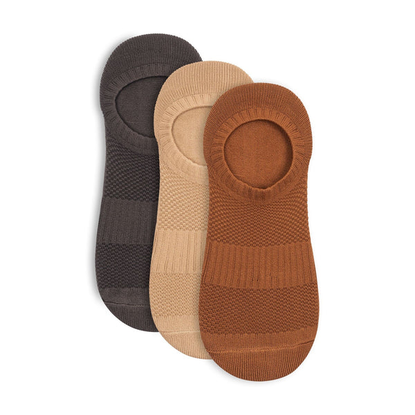 Womens Airbrush Liner Sock - 3PK- copper