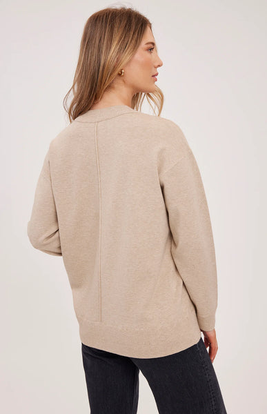 Louella Sweater - Heather Oat
