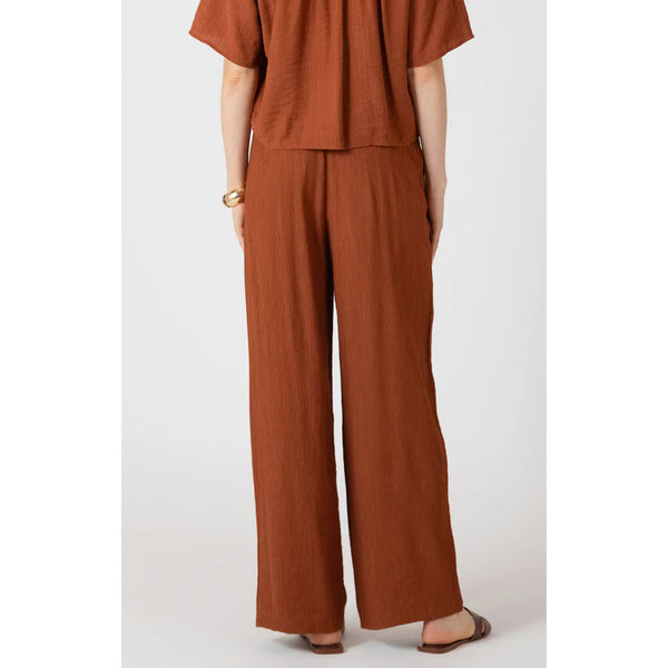 Danni Drawstring Pant - Burnt Sienna