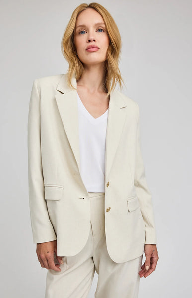 MARGOT BLAZER - Heather Cream
