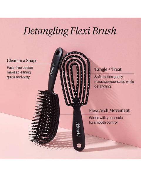 Detangling Flexi Brush - Black
