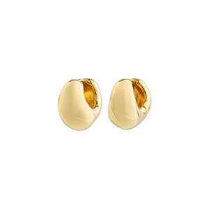 LIGHT RECYCLED CHUNKY EARRINGS GOLD-PLATED