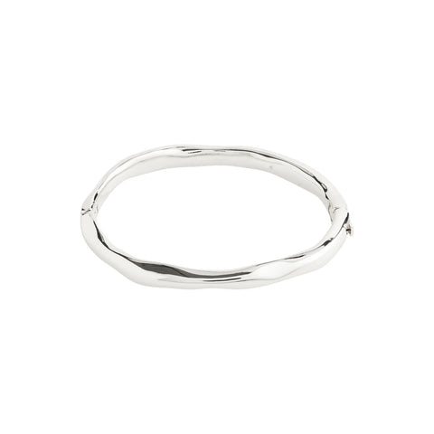 LIGHT RECYCLED BANGLE SILVER-PLATED