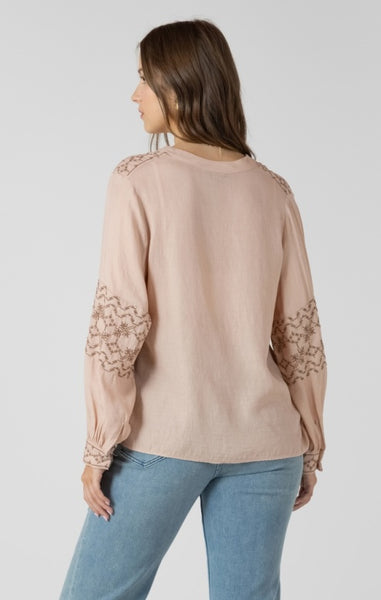 Maddie Blouse - Rose Glow