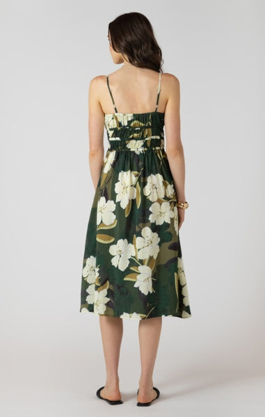 Pam Midi Dress - Palm Blossom