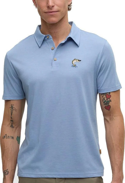 Lakelife Astir Polo - Lakeside Blue/Leeping Fish