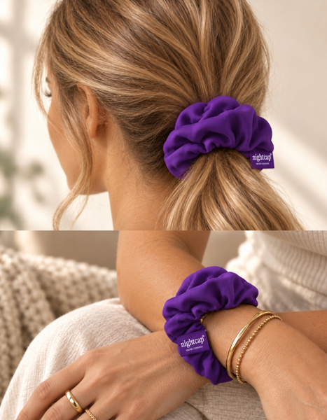 NightCap Scrunchie Drink Cover - Drink Spiking Prevention: Pink
