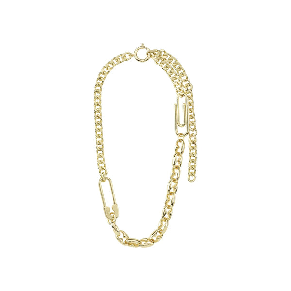 PACE RECYCLED CHAIN NECKLACE- gold