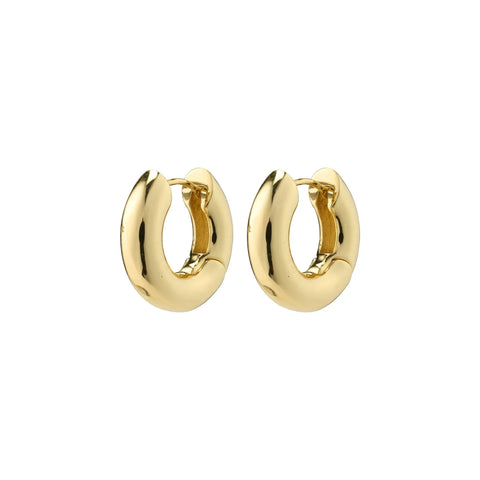 AICA SMALL RECYCLED CHUNKY HOOP EARRINGS
