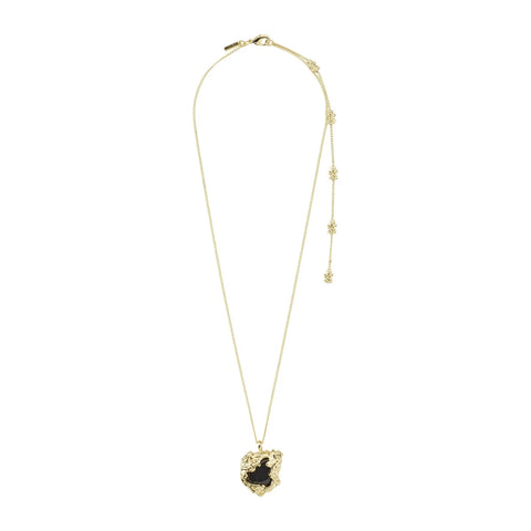 RHYTHM RECYCLED PENDANT NECKLACE- gold