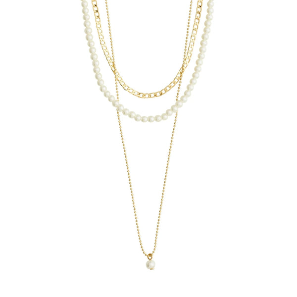 BAKER 3-IN-1 SET NECKLACE GOLD PLATED
