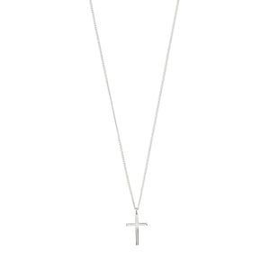 DAISY RECYCLED CROSS PENDANT NECKLACE