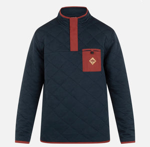 MIDDLETON QUILTED 1/4 SNAP FLEECE