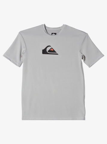 Solid Streak Short Sleeve UPF 50 Surf Tee- Grey