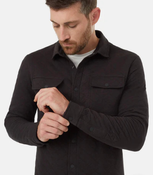Colville Quilted Longsleeve Shirt- Blk