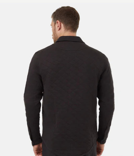 Colville Quilted Longsleeve Shirt- Blk
