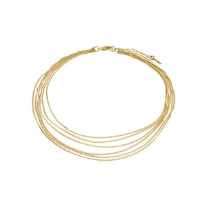 PAUSE RECYCLED ANKLE CHAIN GOLD PLATED