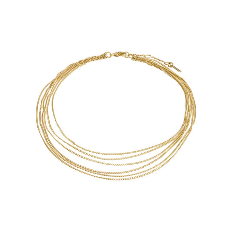 PAUSE RECYCLED ANKLE CHAIN GOLD PLATED