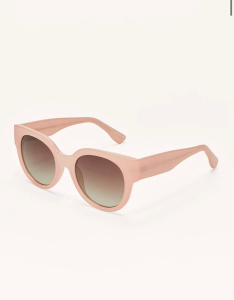 LUNCH DATE SUNGLASSES- Blush Pink Polarized