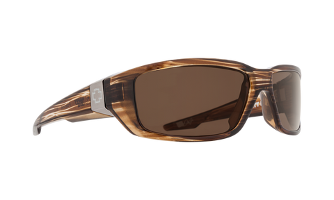 DIRTY MO- Frame Color: Brown Stripe Tort Lens Color: Happy Bronze Polar