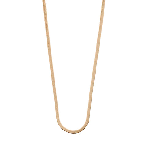 JOANNA GOLD PLATED SNAKE CHAIN-Rose Gold