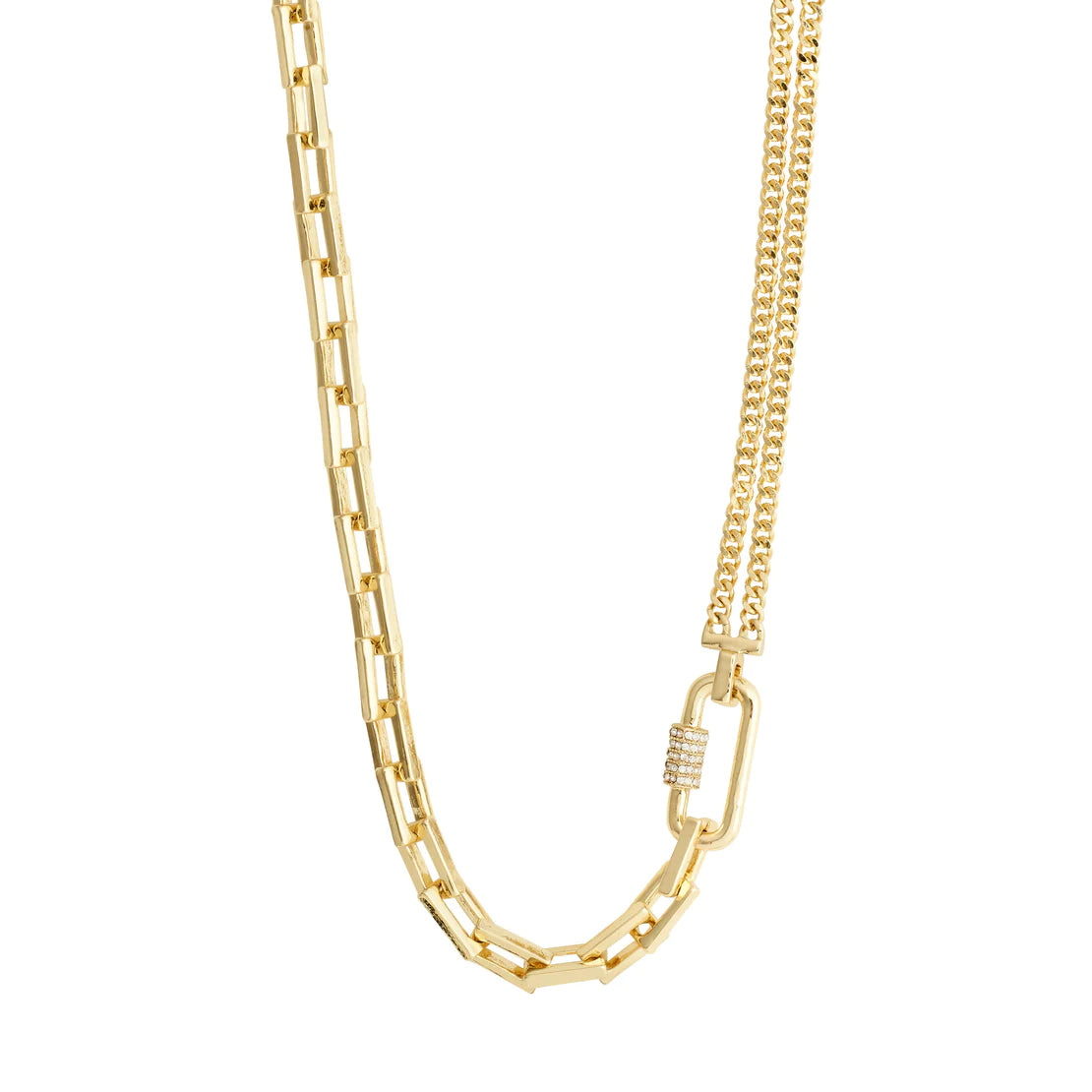 BE CABLE CHAIN NECKLACE GOLD PLATED