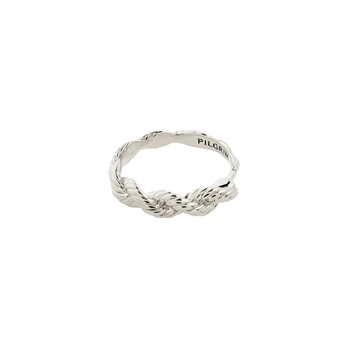 ANNIKA RECYCLED ROBE CHAIN RING SILVER PLATED