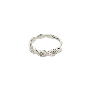 ANNIKA RECYCLED ROBE CHAIN RING SILVER PLATED