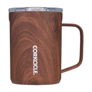Corkcicle 22Oz Coffee Mug- Walnut Wood.