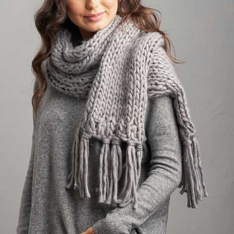 Seattle Puff Boho Scarf O/S