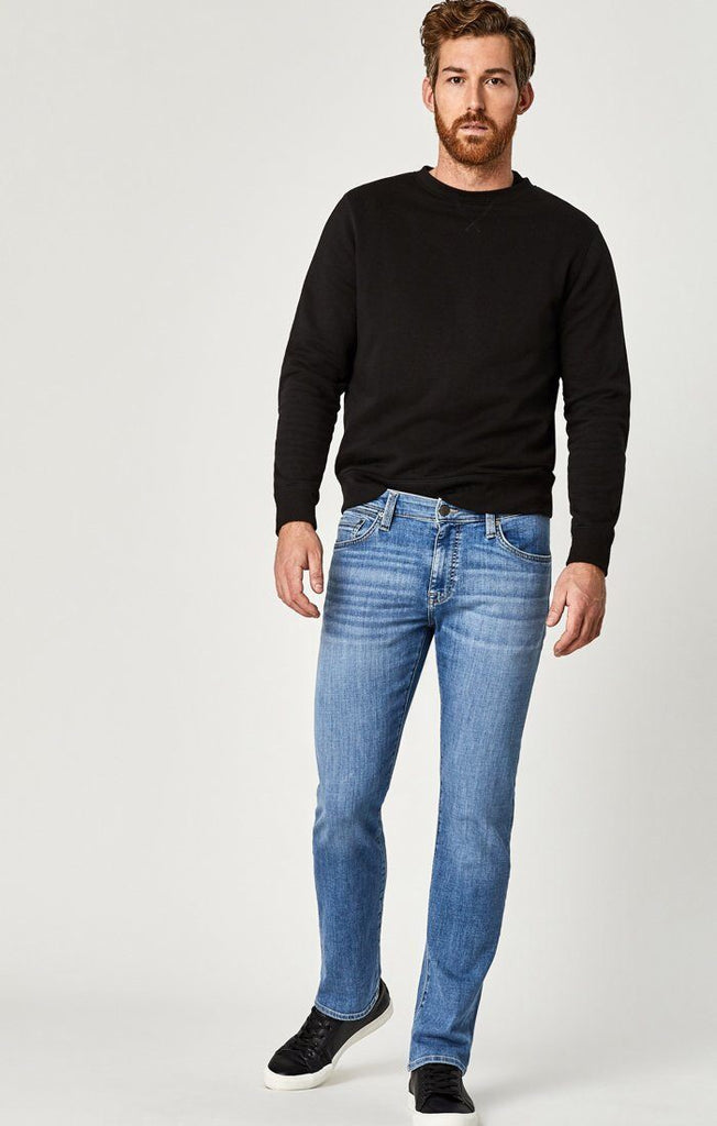 Mavi Men's Zach Straight Leg Jeans - Medium Wash