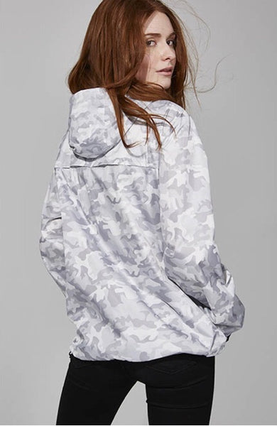 O8 Lifestyle - Womens Full Zip Packable Rain Jacket
