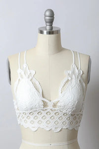 Padded Crochet Lace Bralettes(8 colours)