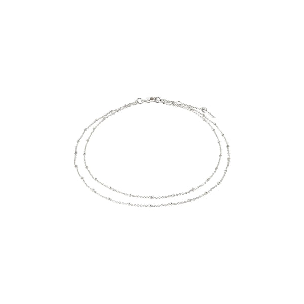 ELKA ANKLE CHAIN SILVER PLATED