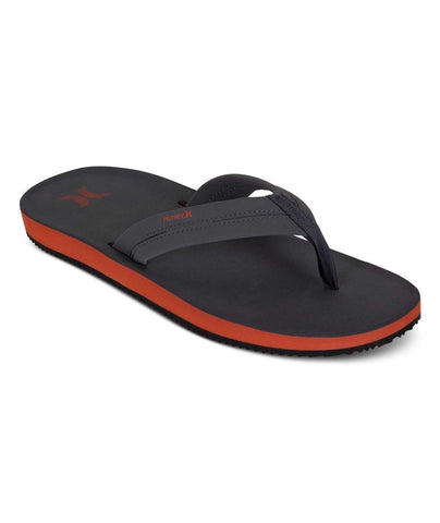 Lunar Flip Flop- Grey/Orange