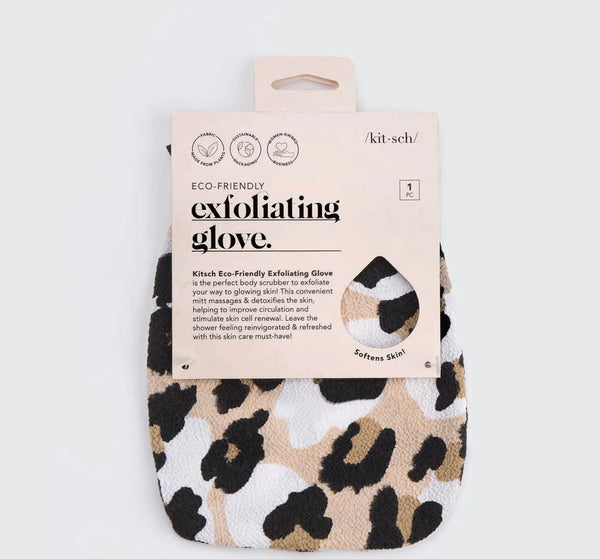 Exfoliating Glove - Leopard