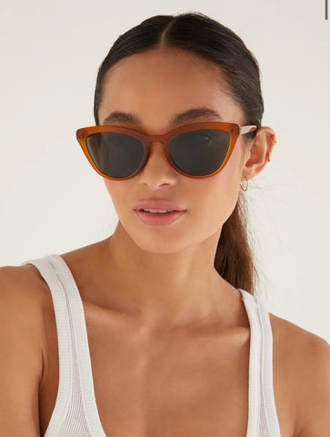 ROOFTOP SUNGLASSES- Honey/Grey