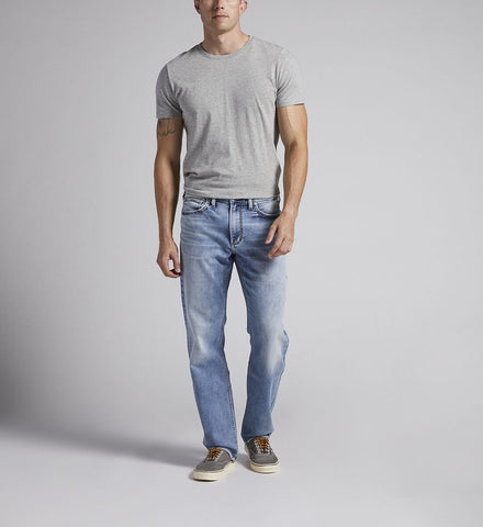Eddie Athletic Fit Tapered Leg Jeans