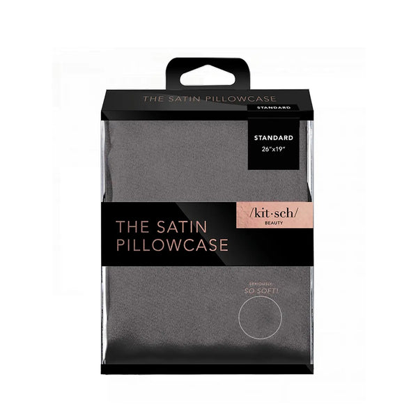 Satin Pillowcase - Charcoal