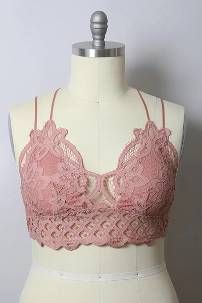 Padded Crochet Lace Bralettes(8 colours)