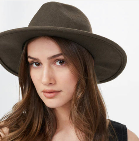 Festival Hat- Black Olive Green