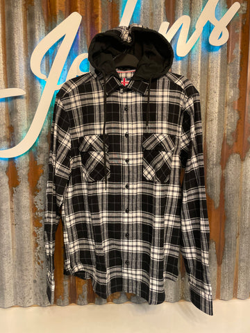 Freedom Flannel With Detachable Hood