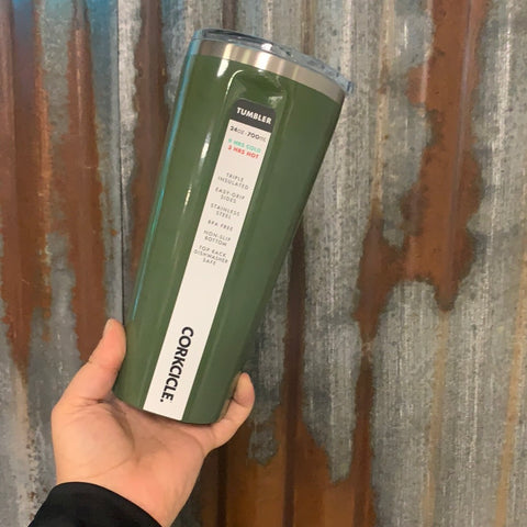 Glossy Olive  24oz Tumbler
