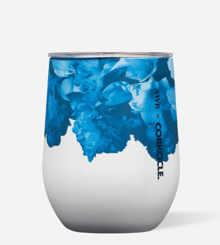 ASHLEY WOODSON BAILEY X CORKCICLE STEMLESS- Dutch Love Blue