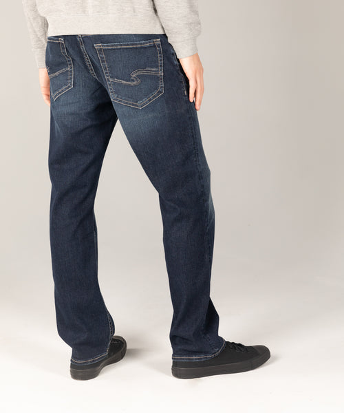 Grayson Easy Fit Straight Leg Jeans - Indigo